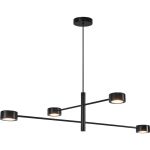 Nordlux Pendelleuchte Clyde 20W 827 350lm 120D Schwarz - Metall | Dimmbar - Extra Warmweiß