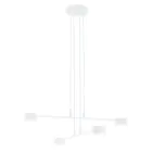 Emibig Pendelleuchte Modus Stahl Weiß | Geeignet für 5x GX53 - Max 12W