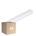 Mehrfachpackung 4x Philips LED Deckenleuchte CoreLine Weiß 17W 2400lm - 865 Tageslichtweiß |60cm - - Ersatz Für 2x18W