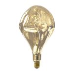 Calex XXL Organic Evo Champagne LED E27 Filament 6W 100lm- 818 Blanc Très Chaud | Dimmable
