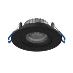 Noxion Spot LED Ares Inclinable Noir 6W 540lm 927-940 3CCT | Diamètre 68mm