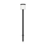 Eglo Piquet Lumière Pantete Solar Noir 7W 840lm - 830 Blanc Chaud | IP65 - Détecteur De Mouvement