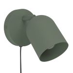 Eglo Applique Murale Tilston Acier Vert | Convient pour E14