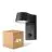 Lot 4x D'Lite Applique Murale Lira Noir 7W 600lm 830 Blanc Chaud | IP54 - Détecteur De Mouvement