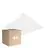 Lot 4x Ledvance Panneau LED Comfort Aluminium Blanc 33W 4320lm - 840 Blanc Froid | 62.5x62.5cm - UGR < 19